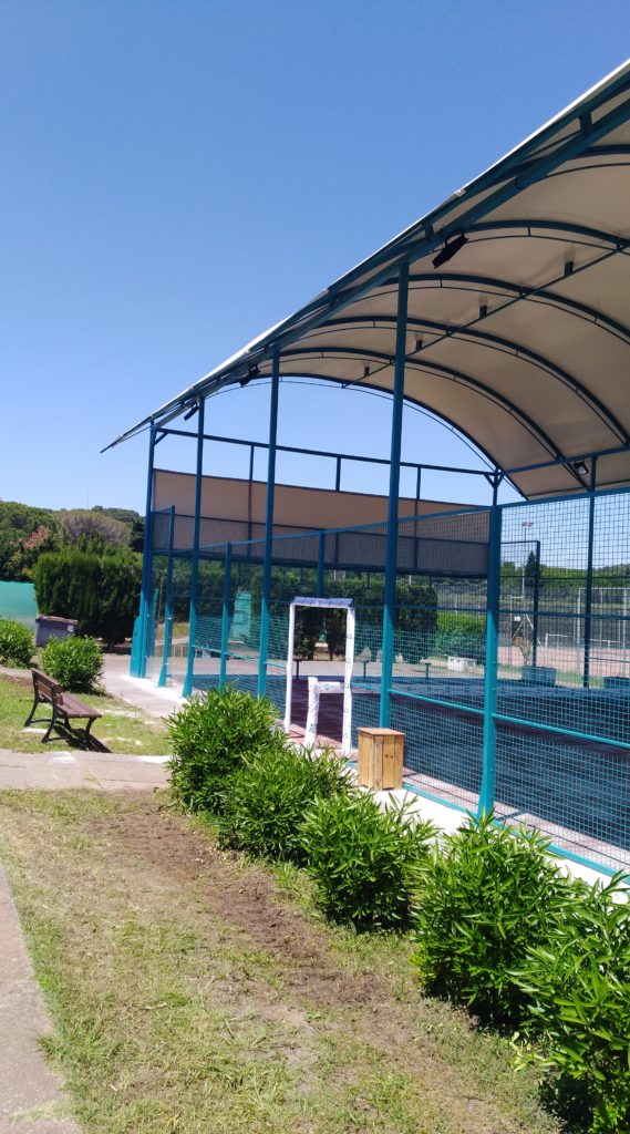 Copertura padel in ferro