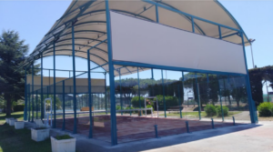 come coprire campo da padel - ferro
